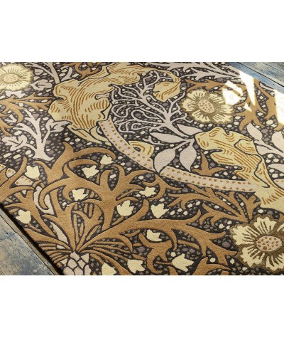 Seaweed Charcoal Mustard Indoor Floor Mat