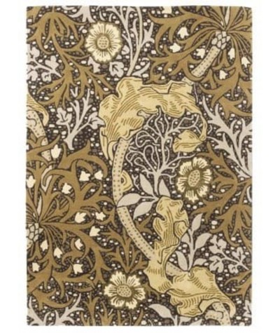 Tapis de sol intérieur Seaweed Charcoal Mustard