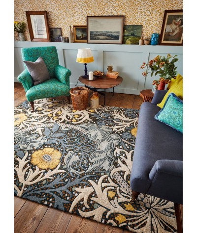 Seaweed Teal Interior Decorative Area Rug