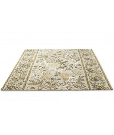 Wilhelmina Linen Mustard Indoor Decorative Floor Mat