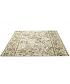 Wilhelmina Linen Mustard Indoor Decorative Floor Mat