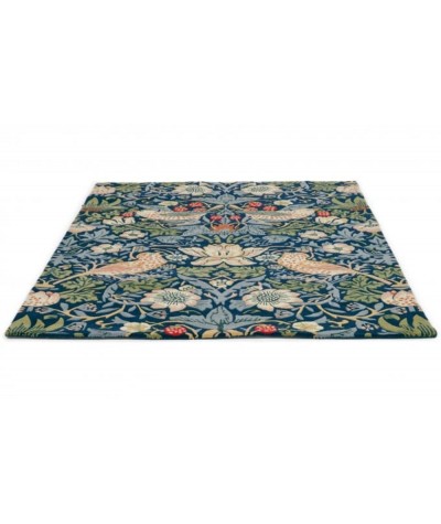 Tapis de sol décoratif intérieur Strawberry Thief Indigo