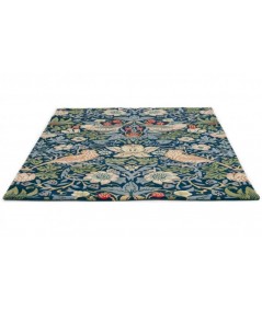 Strawberry Thief Indigo Decorative Indoor Floor Mat