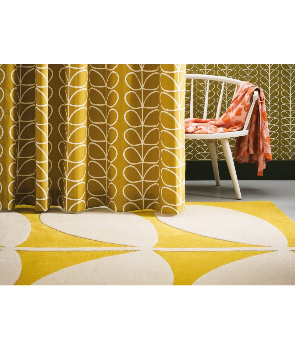 Yellow Stem Indoor Decorative Floor Mat