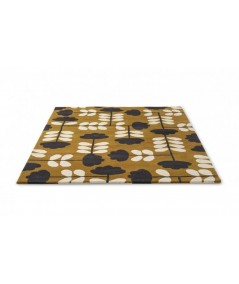 Cut Stem dijon decorative interior floor mat