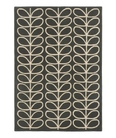 Interior decorative rug Linear Stem slate