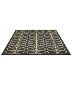 Interior decorative rug Linear Stem slate