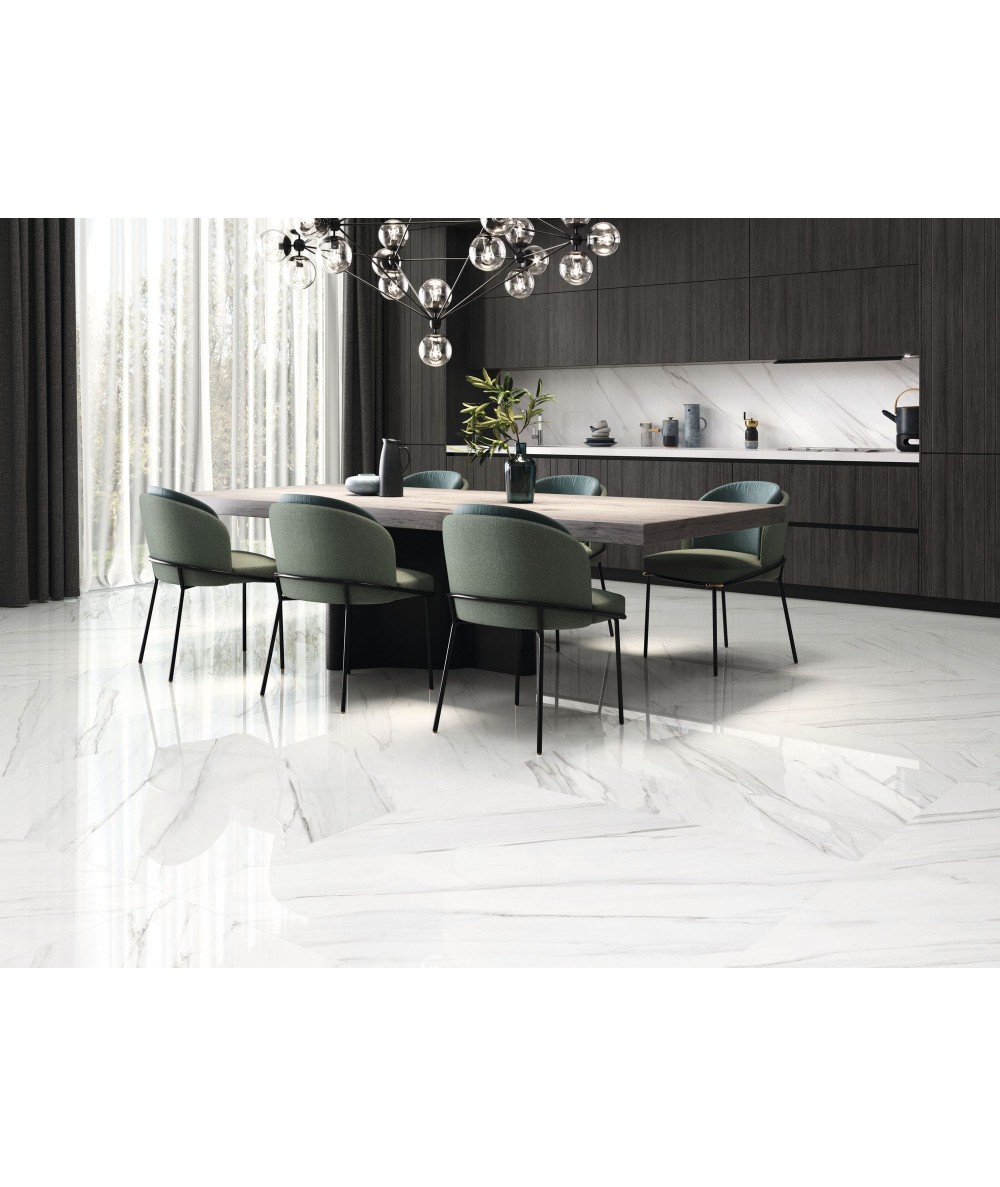 VANGLIH tiles 120x120 cm glossy marble look