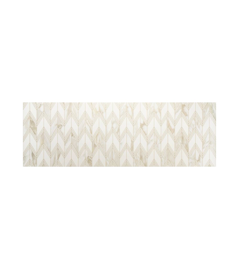 Faience ORNAMENT ADAGGIO GOLD 40X120 cm polished marble effect