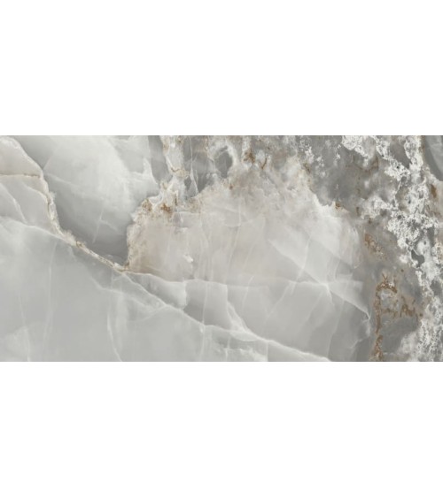 Tile sun & wall AGATE GRAY 60X120 cm polished marble aspect