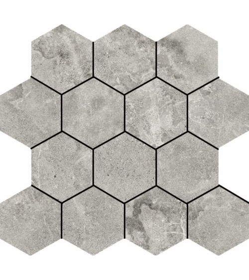 HEXA DOME mosaic 29X27 cm stone look