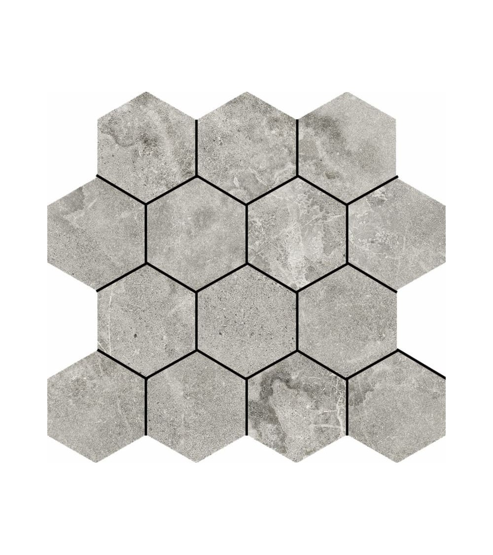 HEXA DOME mosaic 29X27 cm stone look