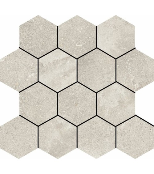 HEXA DOME mosaic 29X27 cm stone look