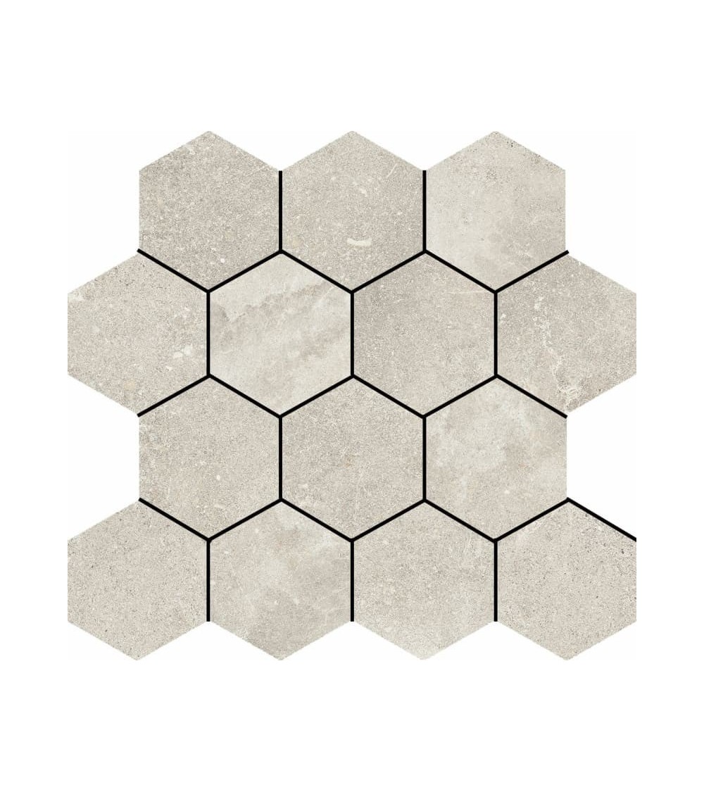 HEXA DOME mosaic 29X27 cm stone look