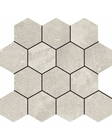 HEXA DOME mosaic 29X27 cm stone look