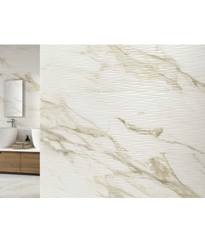 ADAGGIO GOLD earthenware 40X120 cm pulido marble effect