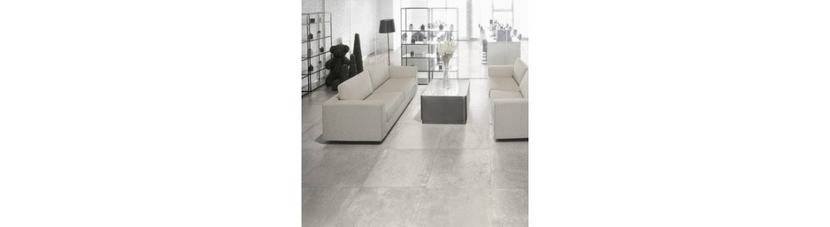 Interior tiles floor & wall concrete effect