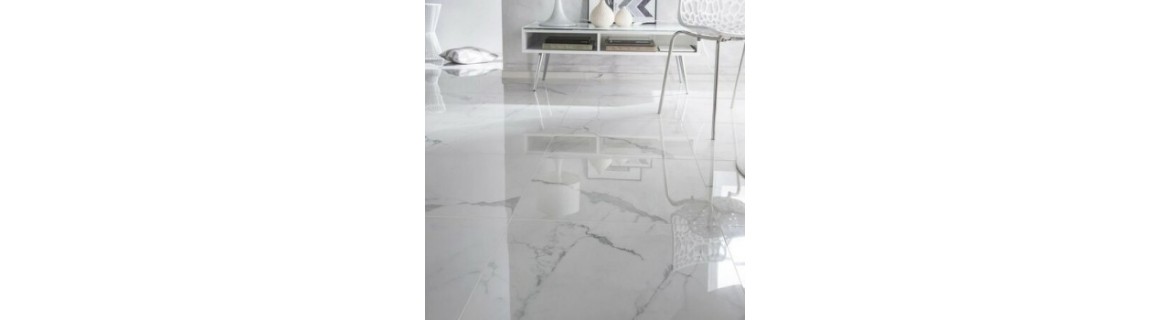 Interior tiles floor & wall marble effect